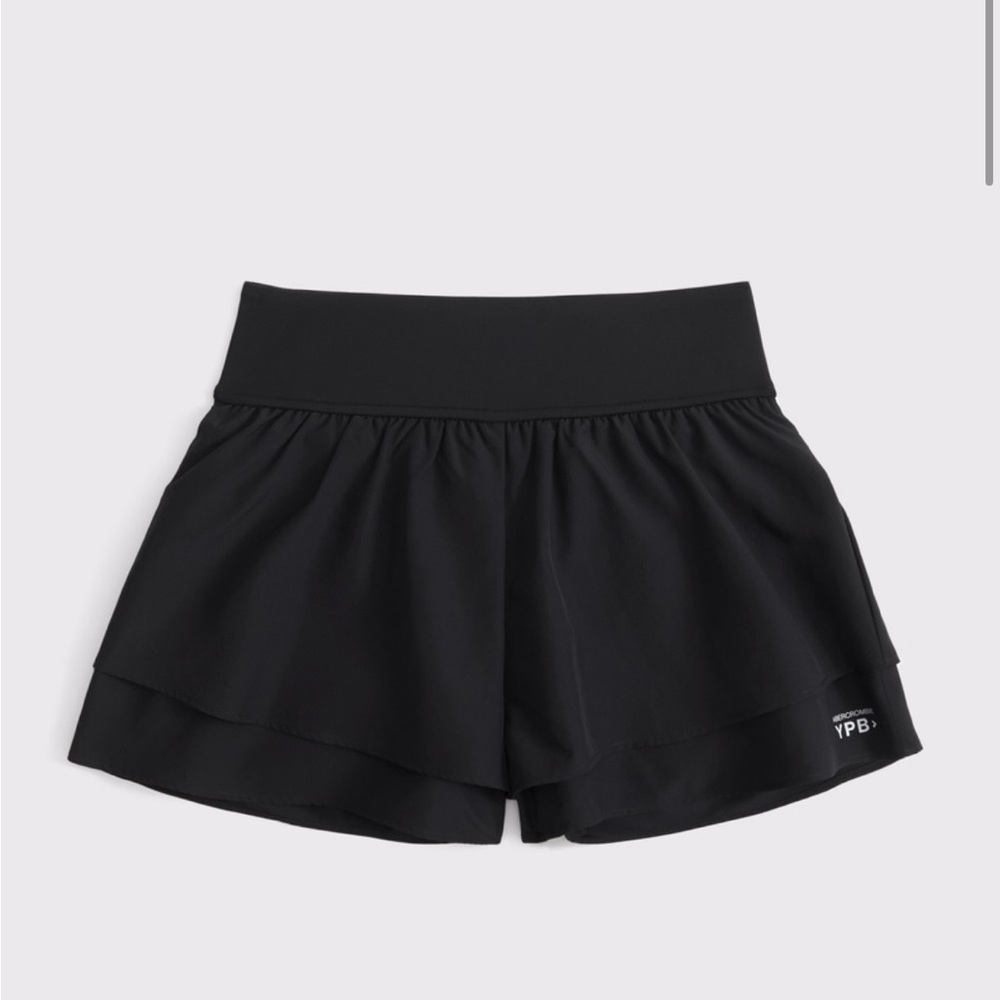 Abercrombie Kids Black Ruffle Shorts